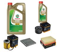 DENCKERMANN Controllo Set 6L CASTROL EDGE 5W-30 C3 Per Renault Laguna II 1.9