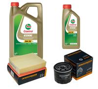 DENCKERMANN Controllo Set 6L CASTROL EDGE 5W-30 C3 Per Renault Laguna II 1.9