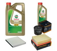 DENCKERMANN Controllo Set 6L CASTROL EDGE 5W-30 C3 Per Renault Laguna II 1.9