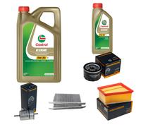 DENCKERMANN Controllo Set 6L CASTROL EDGE 5W-30 C3 Per Renault Laguna III