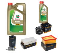 DENCKERMANN Controllo Set 6L CASTROL EDGE 5W-30 C3 Per Renault Laguna III