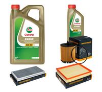 DENCKERMANN Controllo Set 6L CASTROL EDGE 5W-30 C3 Per Saab 9-3 Cabriolet