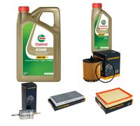 DENCKERMANN Controllo Set 6L CASTROL EDGE 5W-30 C3 Per Saab 9-3 Cabriolet