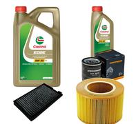 DENCKERMANN Controllo Set 6L CASTROL EDGE 5W-30 C3 Per Saab 9-5 Kombi 2.0 T