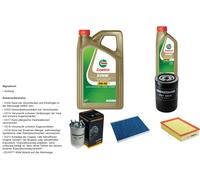 Denckermann Controllo Set 6L castrol edge 5W-30 C3 per Seat Cordoba 1.9 Td