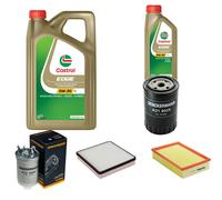DENCKERMANN Controllo Set 6L CASTROL EDGE 5W-30 C3 Per Seat Toledo I 1.9 TDi