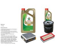 Denckermann Controllo Set 6L castrol edge 5W-30 C3 per Smart Forfour 1.5