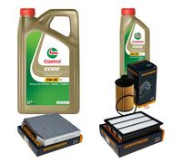 DENCKERMANN Controllo Set 6L CASTROL EDGE 5W-30 C3 Per Ssangyong Rexton 2.2