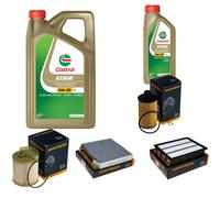 DENCKERMANN Controllo Set 6L CASTROL EDGE 5W-30 C3 Per Ssangyong Rexton 2.2