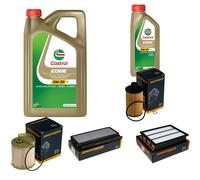 DENCKERMANN Controllo Set 6L CASTROL EDGE 5W-30 C3 Per Ssangyong Rexton 2.2