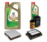 DENCKERMANN Controllo Set 6L CASTROL EDGE 5W-30 C3 Per Ssangyong Tivoli