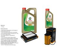 DENCKERMANN Controllo Set 6L CASTROL EDGE 5W-30 C3 Per Ssangyong Tivoli XLV