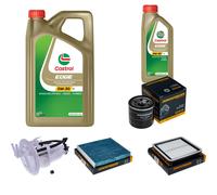DENCKERMANN Controllo Set 6L CASTROL EDGE 5W-30 C3 Per Subaru Legacy IV 2.5i