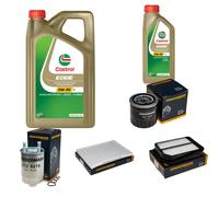 DENCKERMANN Controllo Set 6L CASTROL EDGE 5W-30 C3 Per Suzuki Grand Vitara