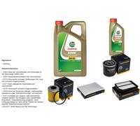 Denckermann Controllo Set 6L castrol edge 5W-30 C3 per Suzuki Grande