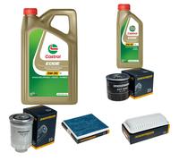 DENCKERMANN Controllo Set 6L CASTROL EDGE 5W-30 C3 Per Toyota Avensis