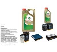 Denckermann Controllo Set 6L castrol edge 5W-30 C3 per Toyota Avensis Verso