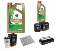 DENCKERMANN Controllo Set 6L CASTROL EDGE 5W-30 C3 Per Toyota Avensis Verso