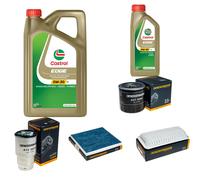 DENCKERMANN Controllo Set 6L CASTROL EDGE 5W-30 C3 Per Toyota Corolla 2.0