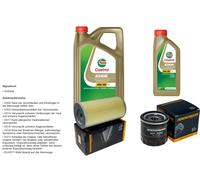 DENCKERMANN Controllo Set 6L CASTROL EDGE 5W-30 C3 Per Toyota Hiace IV Bus