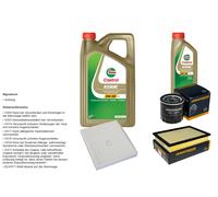 Denckermann Controllo Set 6L castrol edge 5W-30 C3 per , Toyota Hilux