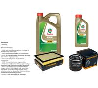 Denckermann Controllo Set 6L castrol edge 5W-30 C3 per Toyota Hilux