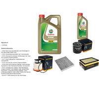 Denckermann Controllo Set 6L castrol edge 5W-30 C3 per Toyota Hilux (VIII)