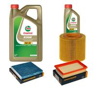 DENCKERMANN Controllo Set 6L CASTROL EDGE 5W-30 C3 Per Toyota Prius 1.8