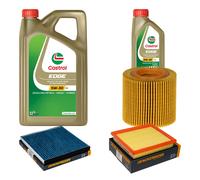 DENCKERMANN Controllo Set 6L CASTROL EDGE 5W-30 C3 Per Toyota Prius 1.8
