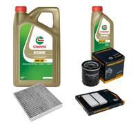 DENCKERMANN Controllo Set 6L CASTROL EDGE 5W-30 C3 Per Toyota Prius Liftback