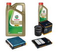 DENCKERMANN Controllo Set 6L CASTROL EDGE 5W-30 C3 Per Toyota Prius Liftback