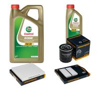 DENCKERMANN Controllo Set 6L CASTROL EDGE 5W-30 C3 Per Toyota Prius Liftback