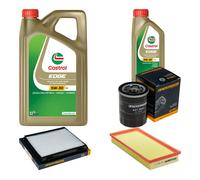 DENCKERMANN Controllo Set 6L CASTROL EDGE 5W-30 C3 Per Volvo V40 Kombi 1.8i