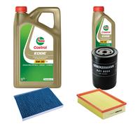 DENCKERMANN Controllo Set 6L CASTROL EDGE 5W-30 C3 Per VW Caddy II Kasten