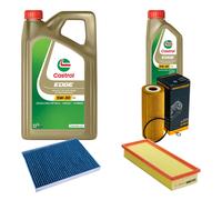 DENCKERMANN Controllo Set 6L CASTROL EDGE 5W-30 C3 Per VW Caddy II Kasten