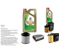 Denckermann Controllo Set 6L castrol edge 5W-30 C3 per VW Caddy III Cassa