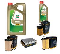 DENCKERMANN Controllo Set 6L CASTROL EDGE 5W-30 C3 Per VW Caddy III Kasten