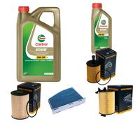 DENCKERMANN Controllo Set 6L CASTROL EDGE 5W-30 C3 Per VW Caddy III Kasten