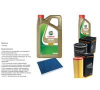 Denckermann Controllo Set 6L castrol edge 5W-30 C3 per VW Di Lupo 1.7