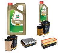 DENCKERMANN Controllo Set 6L CASTROL EDGE 5W-30 C3 Per VW Golf V Variant 2.0