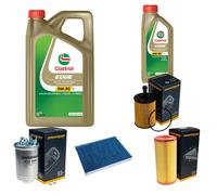 DENCKERMANN Controllo Set 6L CASTROL EDGE 5W-30 C3 Per VW Lupo 1.4 TDI