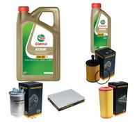 DENCKERMANN Controllo Set 6L CASTROL EDGE 5W-30 C3 Per VW Lupo 1.4 TDI