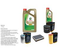 DENCKERMANN Controllo Set 6L CASTROL EDGE 5W-30 C3 Per VW Lupo 1.7 SDI
