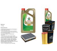 Denckermann Controllo Set 6L castrol edge 5W-30 C3 per VW Lupo 1.7 Sdi
