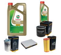 DENCKERMANN Controllo Set 6L CASTROL EDGE 5W-30 C3 Per VW Lupo 1.7 SDI