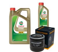 DENCKERMANN Controllo Set 6L CASTROL EDGE 5W-30 C3 Per VW Lupo 1.7 SDI Skoda