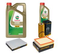 DENCKERMANN Controllo Set 6L CASTROL EDGE 5W-30 C3 Per VW Passat Variant 1.9