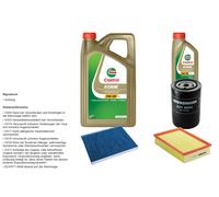DENCKERMANN Controllo set 6L CASTROL EDGE 5W-30 C3 per VW Scatola Caddy II