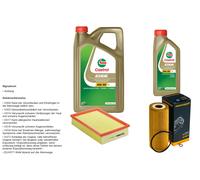 DENCKERMANN Controllo set 6L CASTROL EDGE 5W-30 C3 per VW Scatola Caddy II