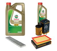 DENCKERMANN Controllo Set 6L CASTROL EDGE 5W-30 C3 Per VW Sharan 1.9 TDI